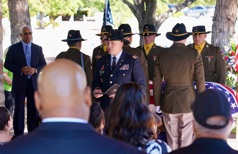 Chaplain (Capt.) Craig delivers eulogy