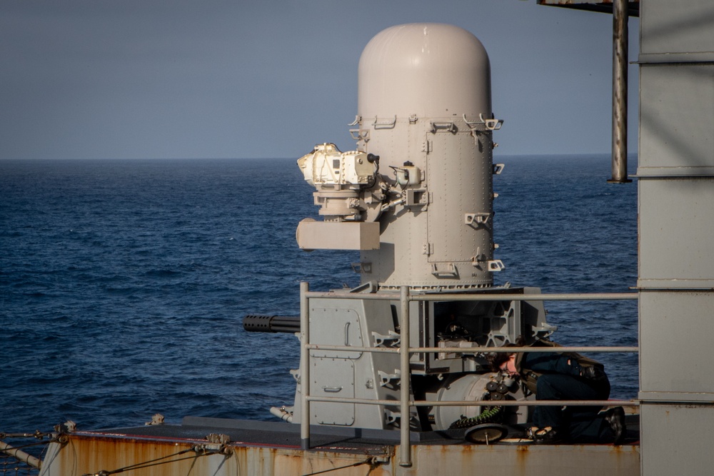 Nimitz Holds a CIWS Live-fire Exercise