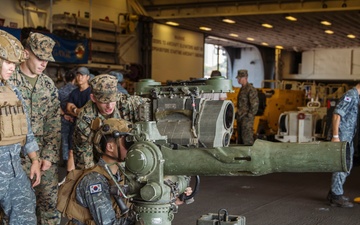 USS Boxer, 15th MEU Welcomes Guests Aboard for S. Korean Armed Forces Day