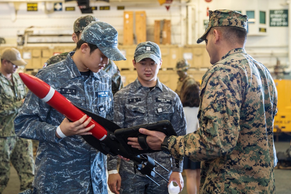 USS Boxer, 15th MEU Welcomes Guests Aboard for S. Korean Armed Forces Day