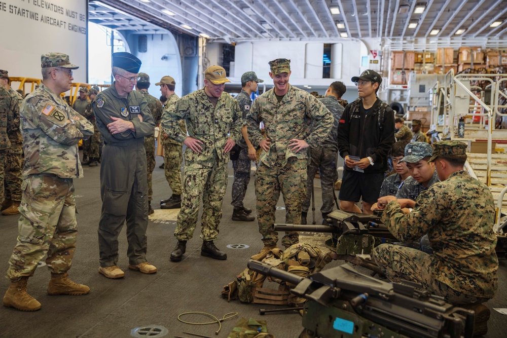 USS Boxer, 15th MEU Welcomes Guests Aboard for S. Korean Armed Forces Day