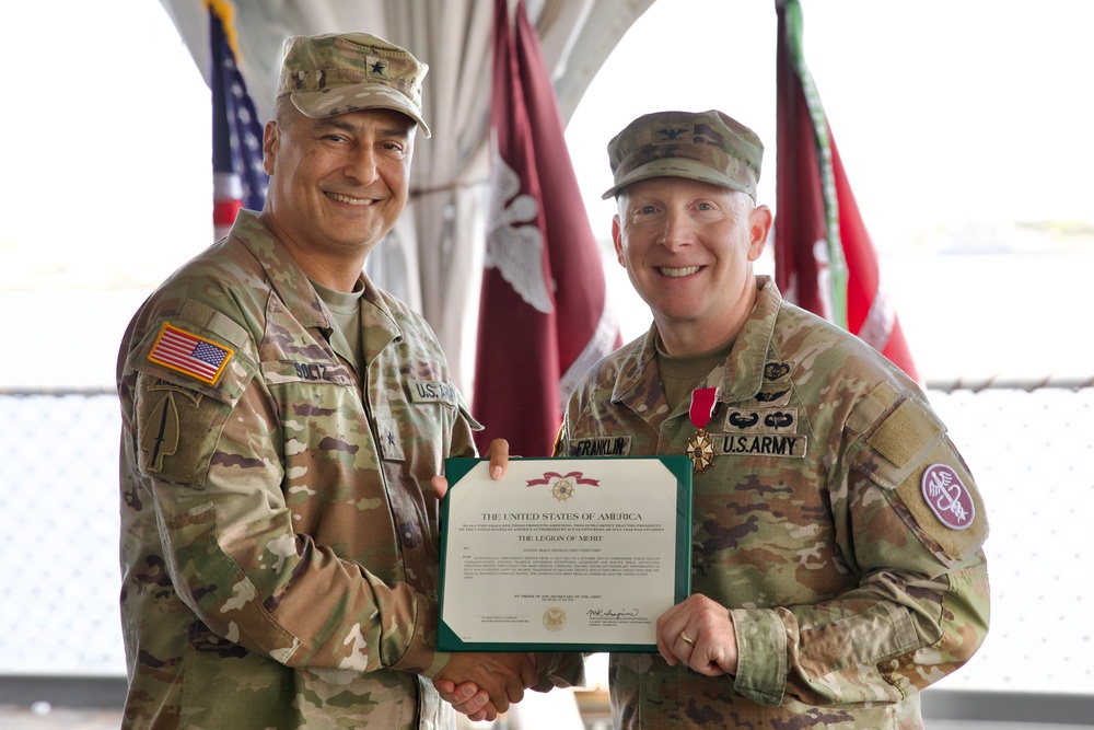 Col. Brad E. Franklin Receives Award