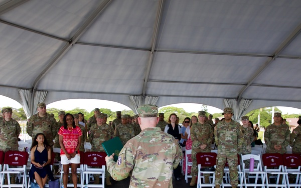 Col. Brad E. Franklin Receives Award