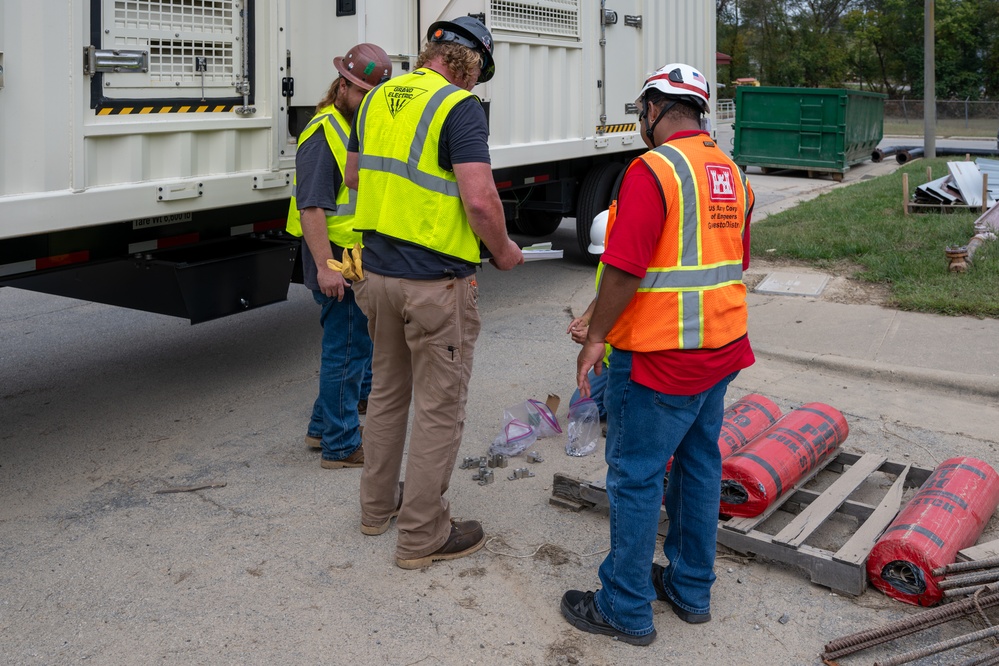 USACE completes installation of two emergency generators in Hendersonville, NC