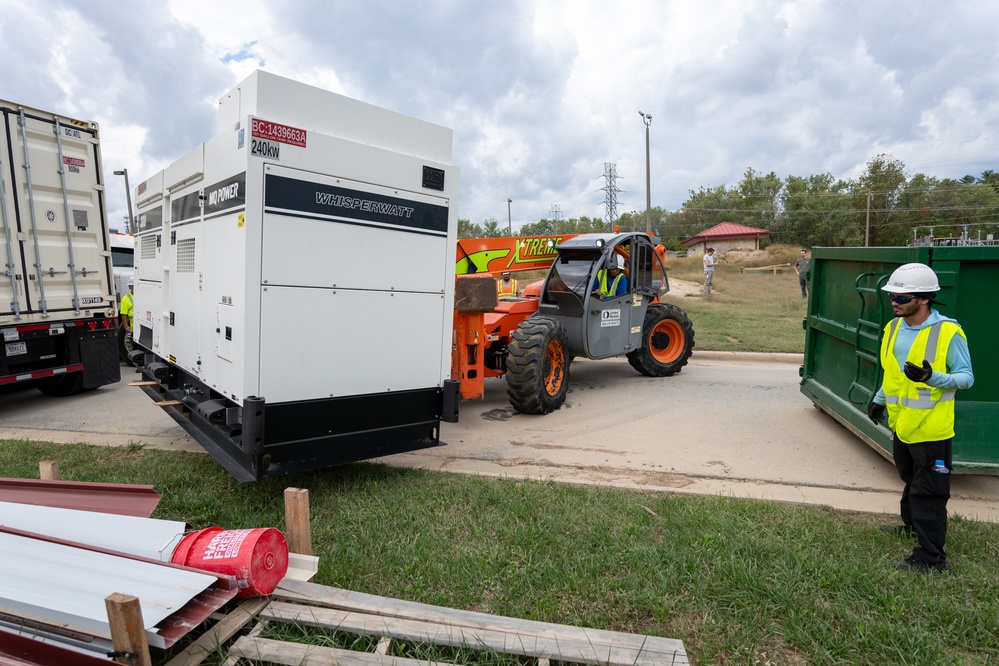 USACE completes installation of two emergency generators in Hendersonville, NC