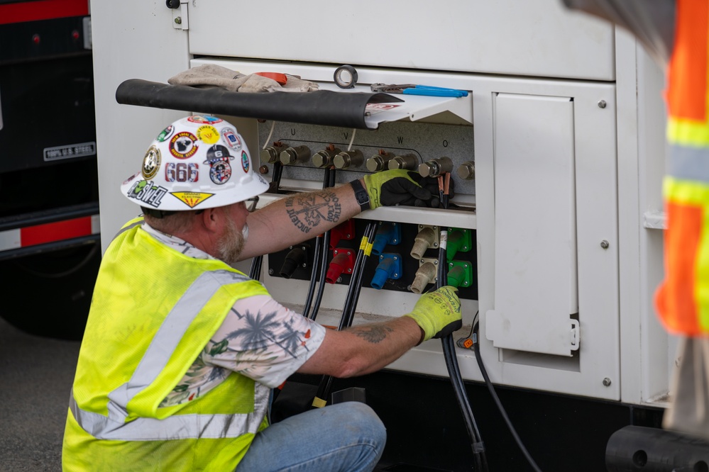 USACE completes installation of two emergency generators in Hendersonville, NC