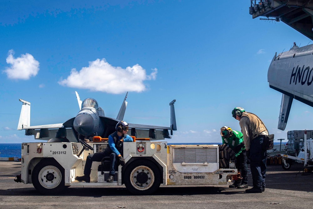 Theodore Roosevelt Conducts Flight Operations in U.S. 3rd Fleet