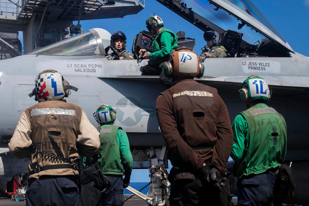 Theodore Roosevelt Conducts Flight Operations in U.S. 3rd Fleet