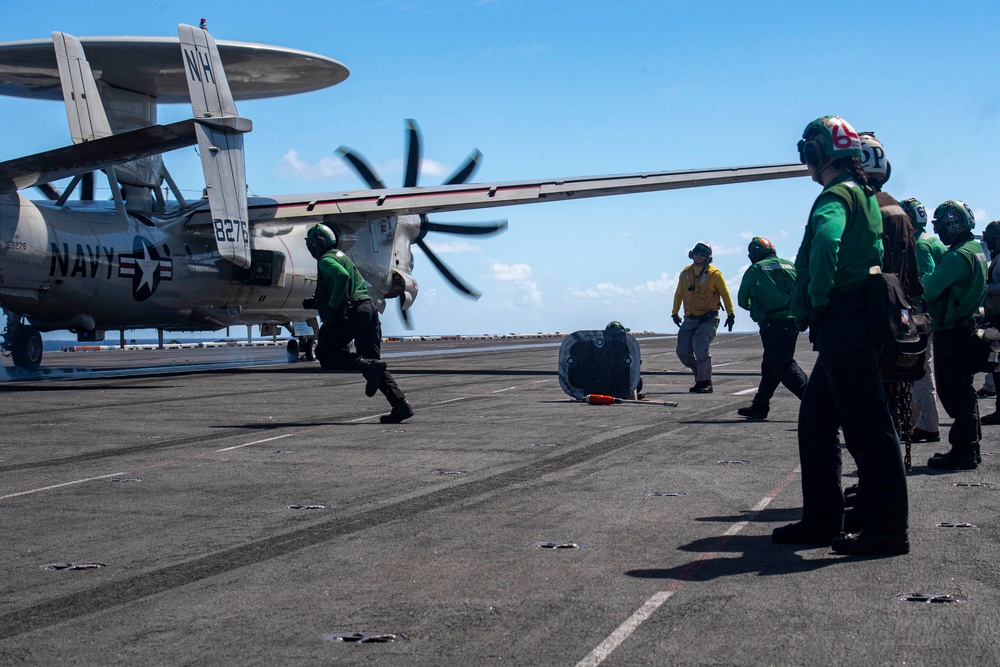 Theodore Roosevelt Conducts Flight Operations in U.S. 3rd Fleet