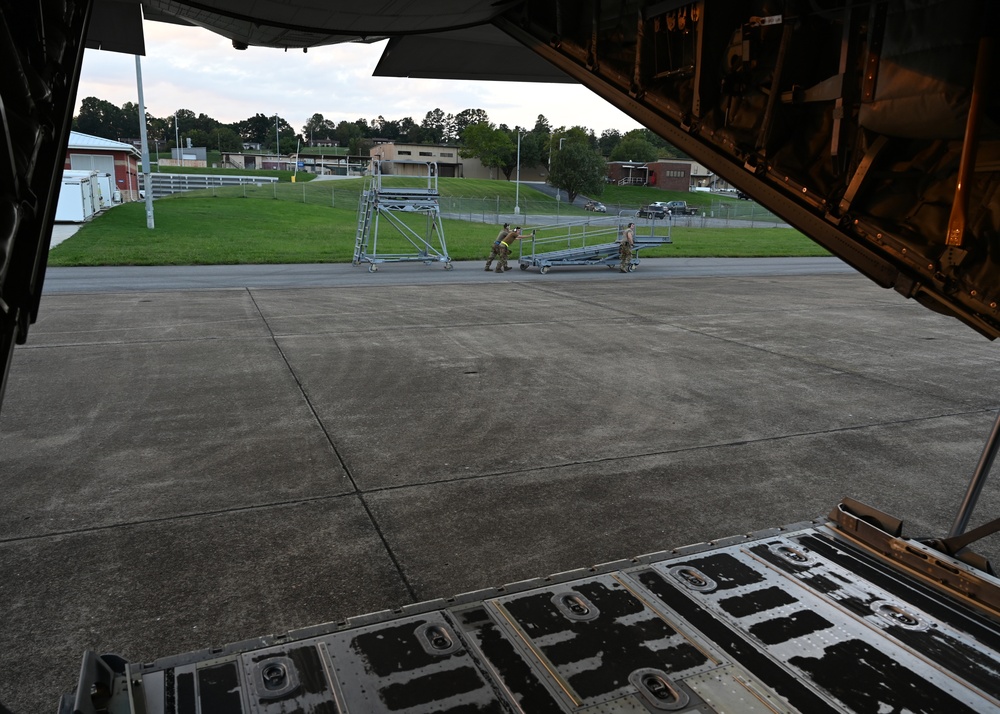 HC-130J launches for Hurricane Helene search and rescue