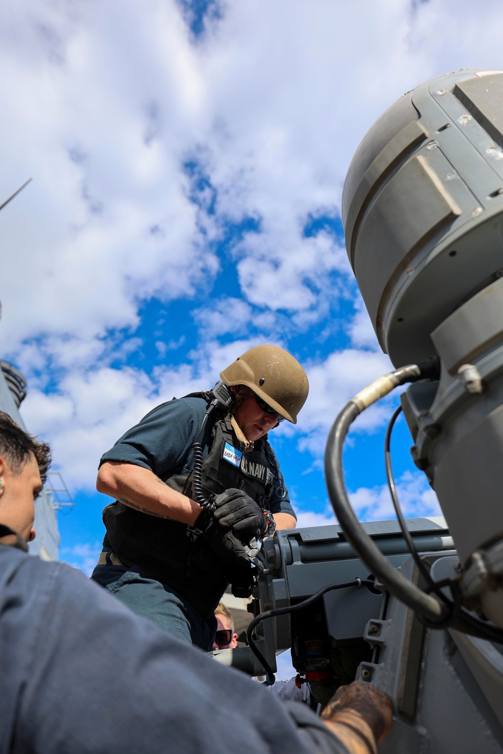 USS Arleigh Burke Live Fire Exercise