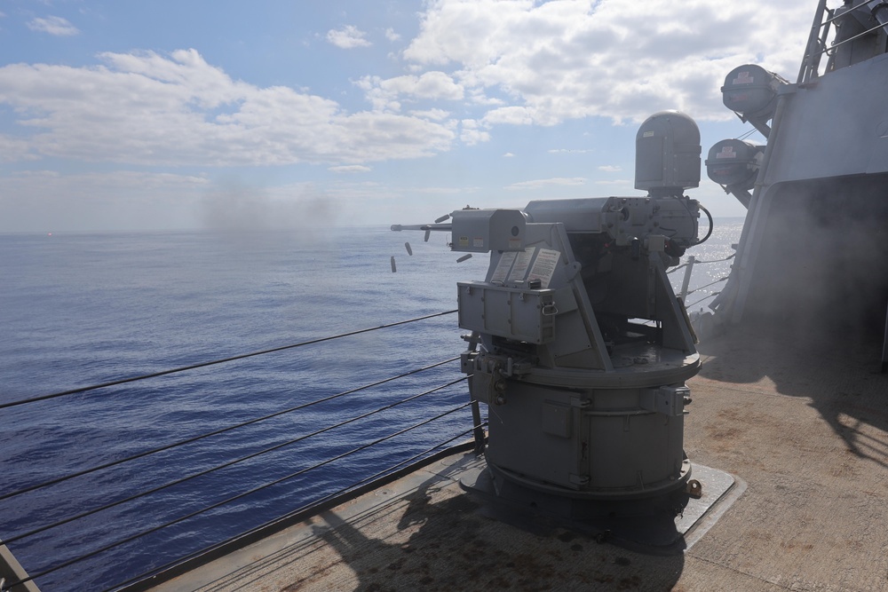 USS Arleigh Burke Live Fire Exercise