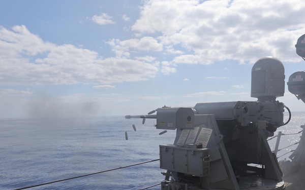 USS Arleigh Burke Live Fire Exercise