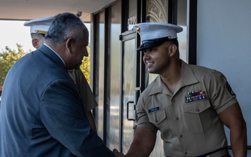 Secretary of the Navy visits RSS Springs North