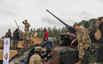 2nd Bn., 12th Cav. Regt. strengthens ties with Polish community through combat vehicle display