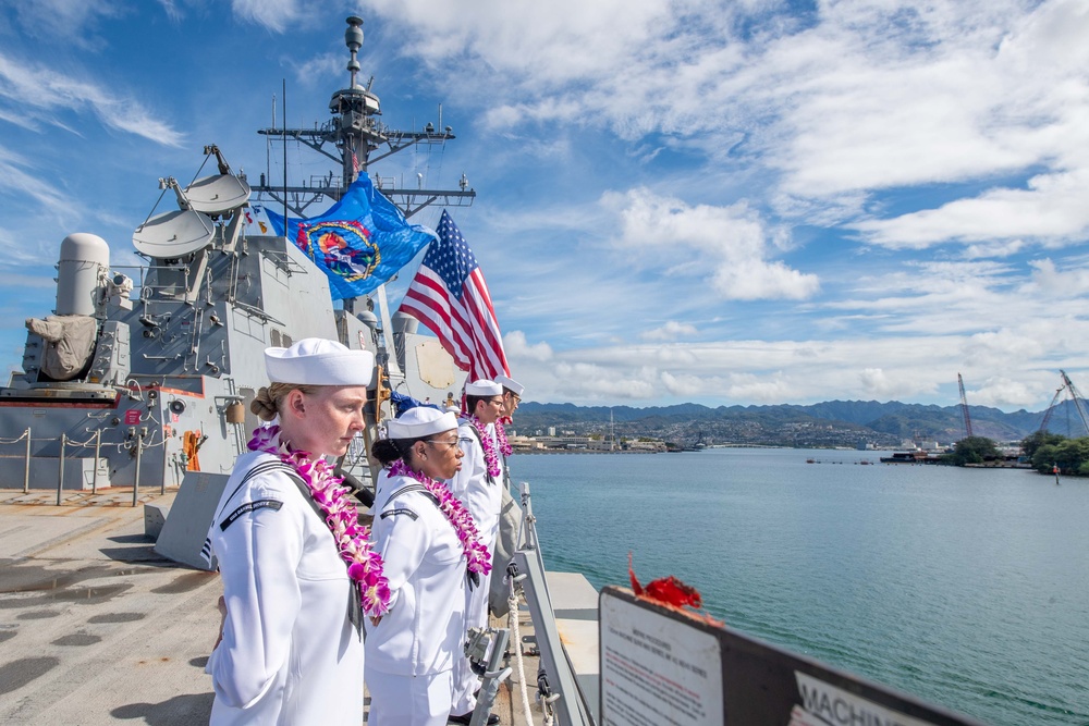 USS Daniel Inouye Returns to Homeport Hawaii