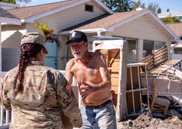 715th MP Company Delivers Supplies Throughout Affected Communities Following Hurricane Helene