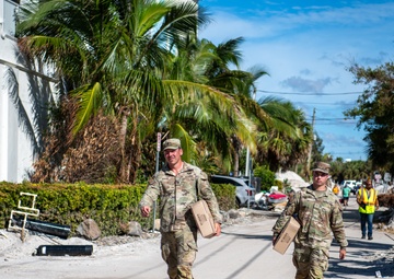 715th MP Company Delivers Supplies Throughout Affected Communities Following Hurricane Helene