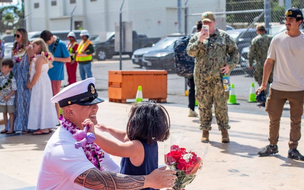 USS Daniel Inouye Returns to Homeport Hawaii