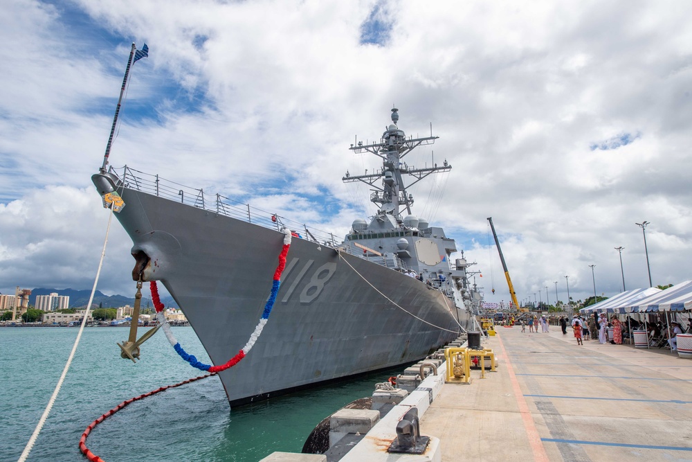 USS Daniel Inouye Returns to Homeport Hawaii