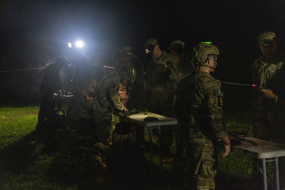 Army Best Squad Competition: 12-mile ruck, weapon assembly