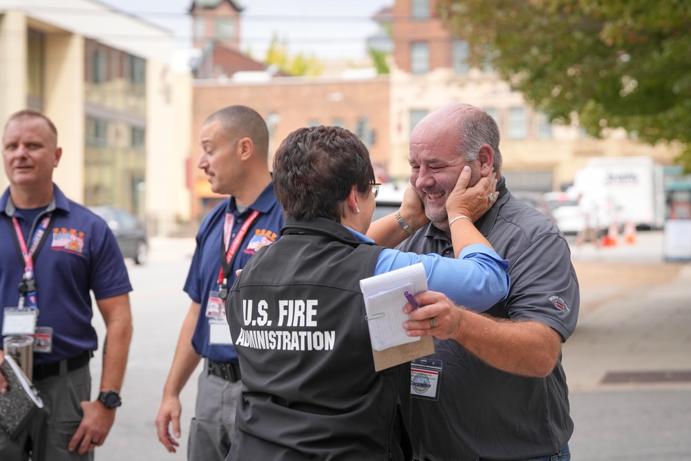 U.S. Fire Administrator Meets with Buncombe County Firefighters