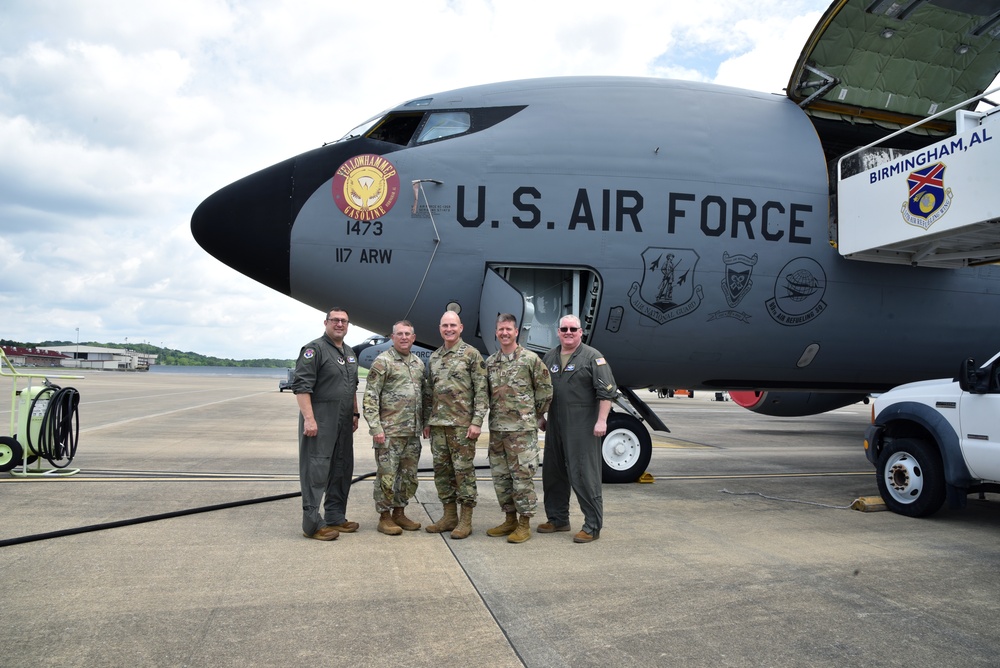117 ARW visited by AL National Guard Assistant Adjutant General and AL ANG Command Chief