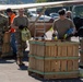 Tennessee National Guard’s 230th Sustainment Brigade assist in unloading supplies at Elizabethton Airport