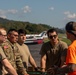 Tennessee Army National Guard and volunteers assist in unloading supplies at Elizabethton Airport