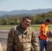 Tennessee Army National Guardsmen and volunteers assist in unloading supplies at Elizabethton Airport