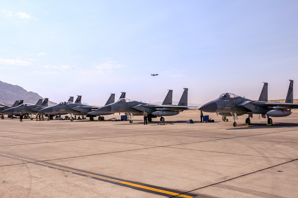 Griffins Support F-15 Eagle WIC at Nellis