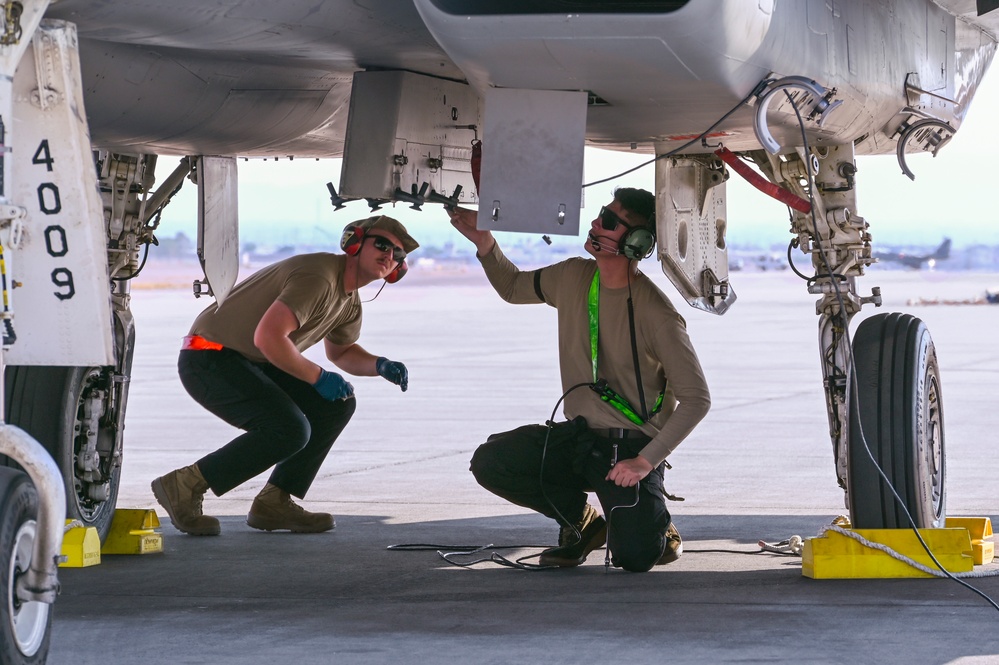 Griffins Support F-15 Eagle WIC at Nellis