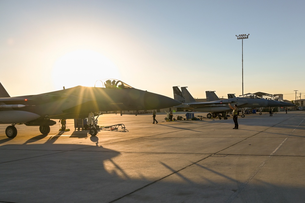 Griffins support F-15 Eagle WIC at Nellis