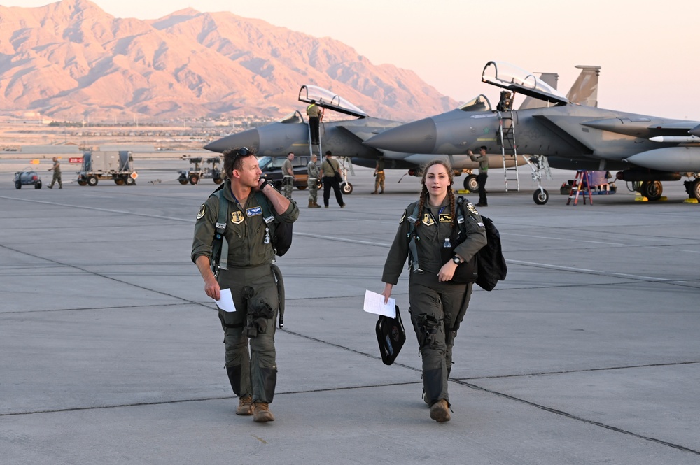 Griffins Support F-15 Eagle WIC at Nellis