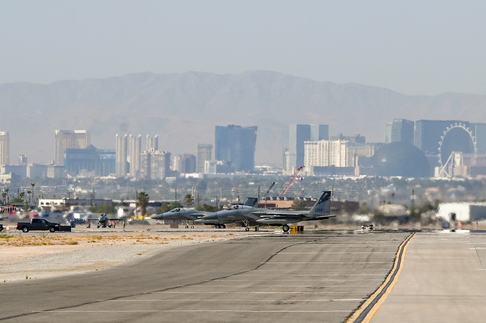 Griffins Support F-15 Eagle WIC at Nellis