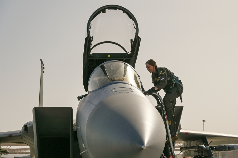 Griffins Support F-15 Eagle WIC at Nellis