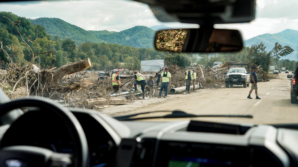 Industrial Park Ravaged by Hurricane Helene Unicoi County, TN