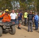 Emergency Personnel Clearing Debris from Hurricane Helene in Erwin, TN