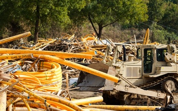 Industrial Park Ravaged by Hurricane Helene Unicoi County, TN