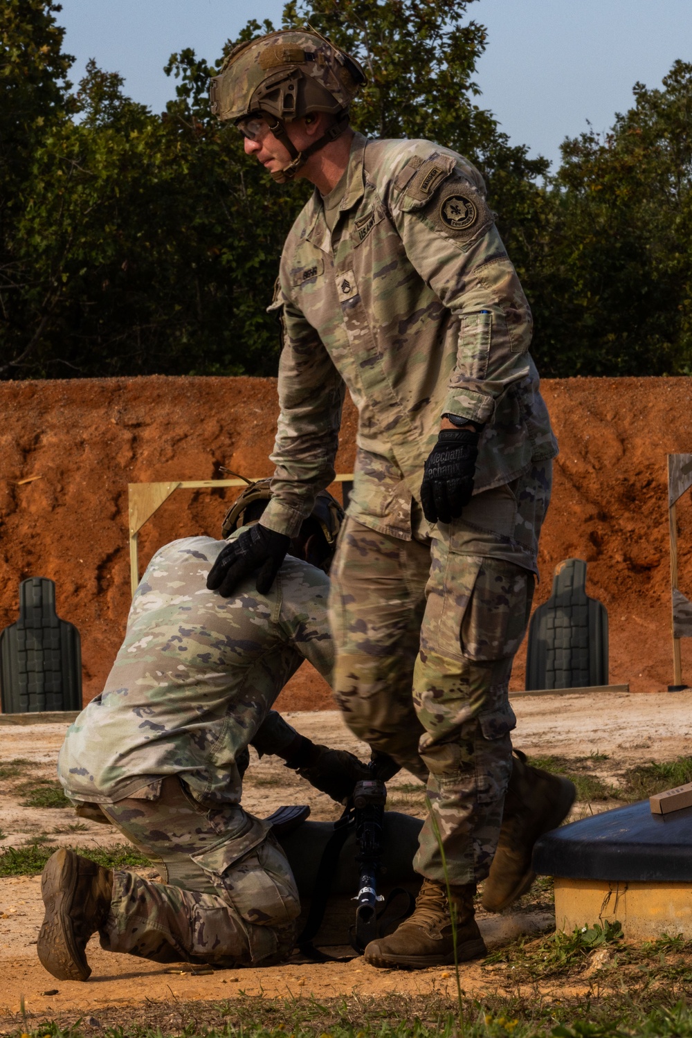 Army Best Squad Competition: M4 Carbine Range