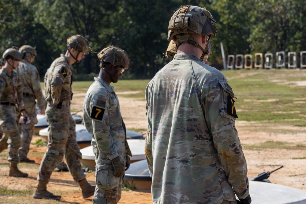 Army Best Squad Competition: M4 Carbine Range