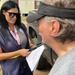 FEMA Disaster Survivor Assistance Outreach Specialist Assisting Residents Following Hurricane Helene in Walthourville, Georgia