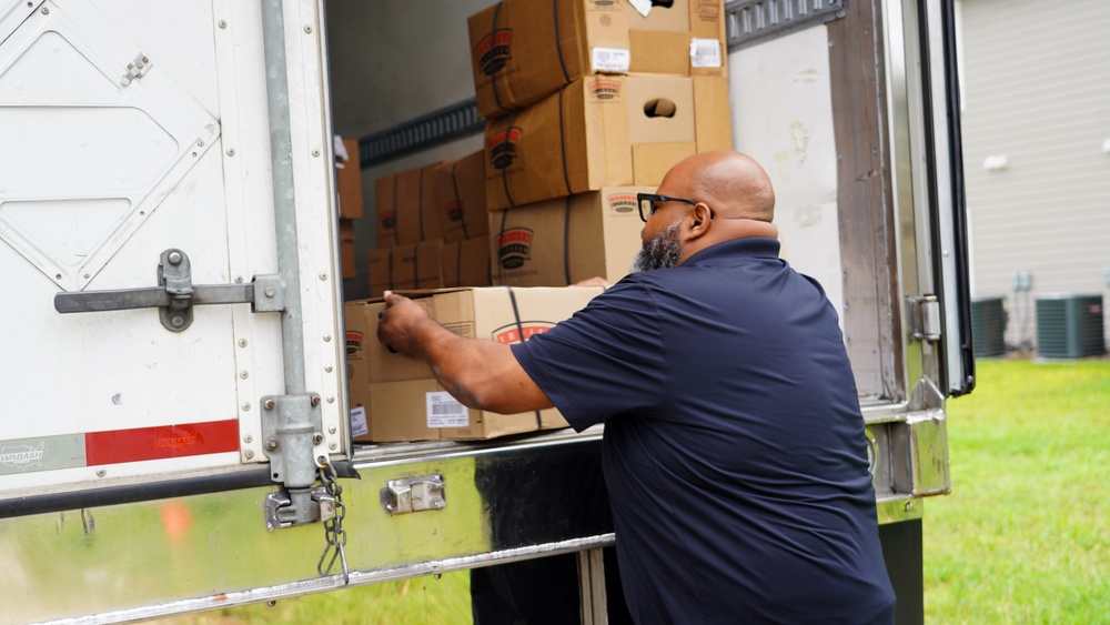 Local Councilman Nick Harden and American Red Cross Volunteers Provide Meals to Hurricane Helene Survivors