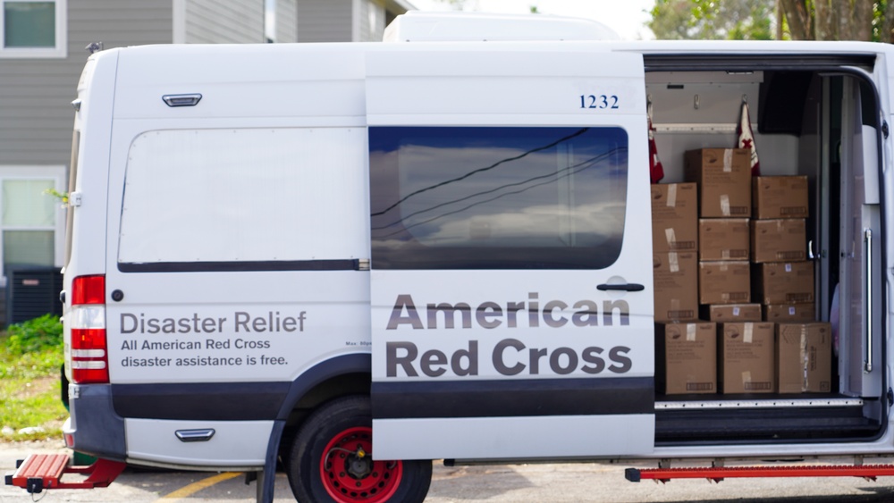 Local Councilman Nick Harden and American Red Cross Volunteers Provide Meals to Hurricane Helene Survivors