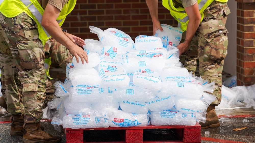 Georgia National Guard and Government Officials Provide Relief Efforts Following Hurricane Helene in Valdosta, Georgia