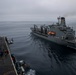 USS George Washington (CVN 73) conducts fueling-at-sea with USNS Pecos (T-AO 197)