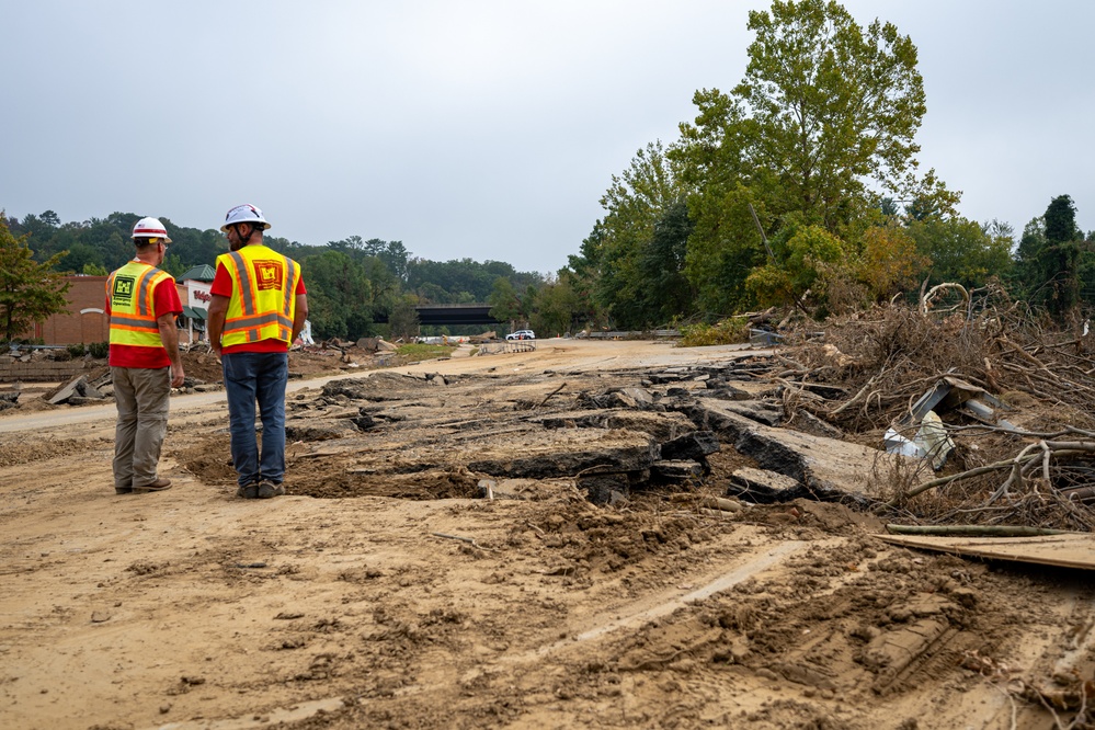 USACE debris teams assess counties affected by Hurricane Helene