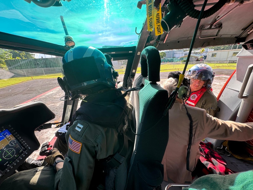 Coast Guard medevacs 2 ailing men from cruise ship 50 miles off Cape Kumukahi, Hawaii