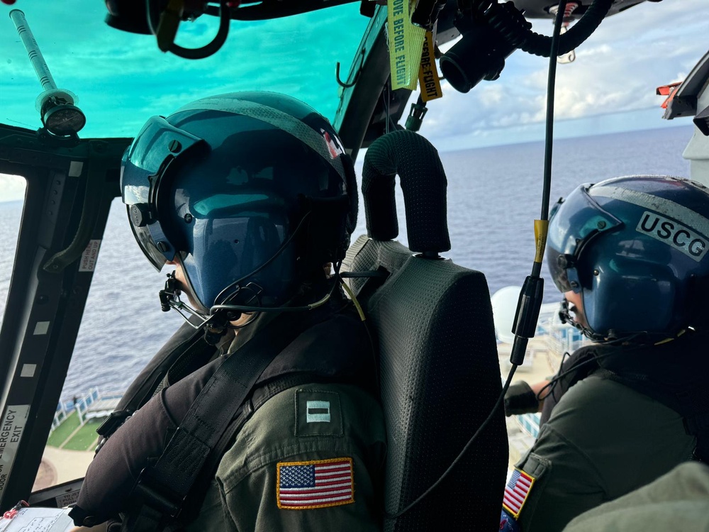 Coast Guard medevacs 2 ailing men from cruise ship 50 miles off Cape Kumukahi, Hawaii