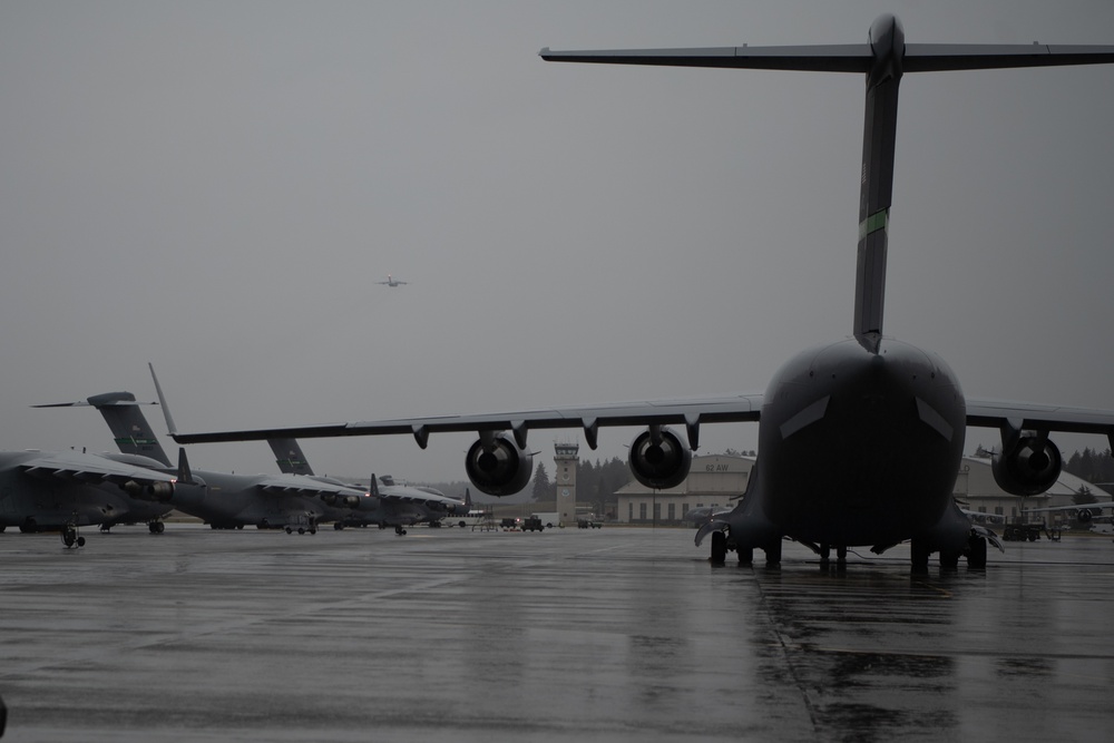 62d Airlift Wing Explodes into Pacific Theater for Rainier War 25A Exercise